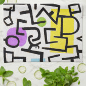 Rich Port, Paul Klee Geschirrtuch (Gefaltet)