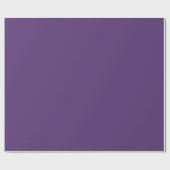 Rich Pum Lila Dark Solid Color Geschenkpapier (Flach)