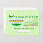Rich Recipes LUCKY SIVEN LAYER SALAD Postkarte (Vorne/Hinten)