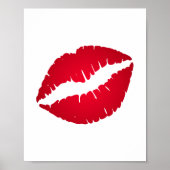 Rich Red Ombre Lipstick Poster (Vorne)