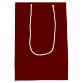 Rich Red (Solid) Mittlere Geschenktüte (Rückseite)