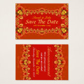 Rich Reds Xtra Wedding and Invitations Card (Vorne & Hinten)