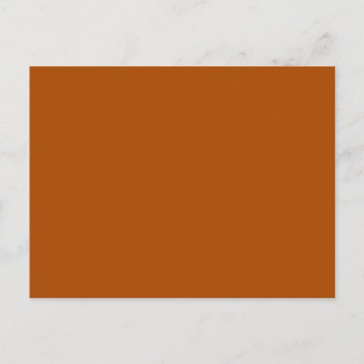Rich sienna braune Farbe bereit, um die Farbe anzu Postkarte (Vorderseite)