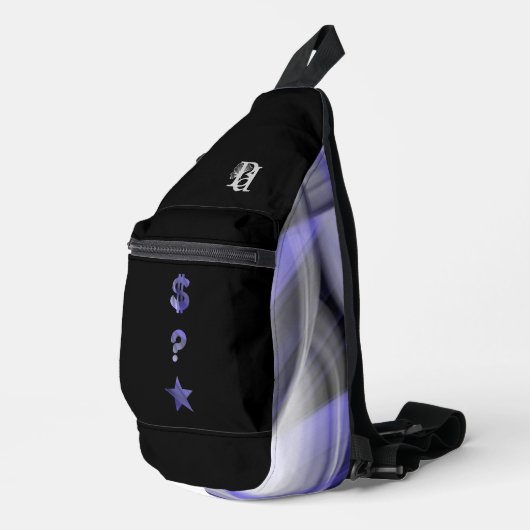 RICH Sling Bag Trend Abstrakt Lavendel Violet (Rechte Ecke)
