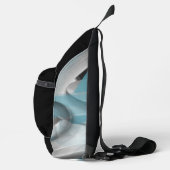 RICH Sling Bag Trend Abstrakter Blauer Ozean (Rechts)