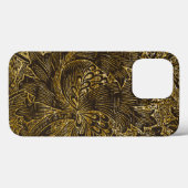 Rich Stylish Black and Gold Luxury Case-Mate iPhone Hülle (Rückseite (Horizontal))