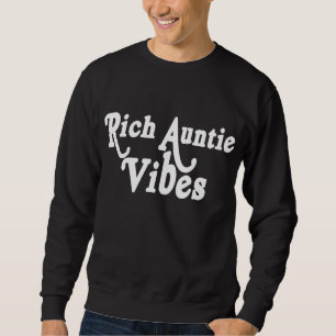 Rich Tante Women Best Aunty Mütter Tag Birke Sweatshirt