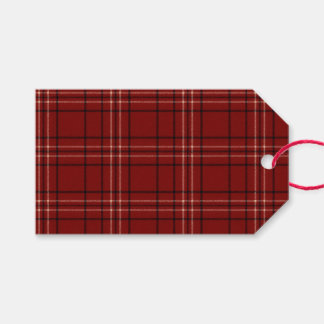 Rich Tartan Geschenkanhänger