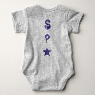 RICH Trend Abstrakt Lavendel Violet Baby Strampler
