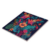 Rich tropisches Muster Fliese (Seite)