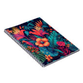 Rich tropisches Muster Notizblock (Rechte Seite)