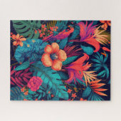 Rich tropisches Muster Puzzle (Horizontal)