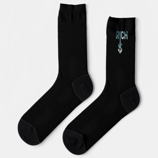 RICH Unisex Socks Trend Abstrakter Blauer Ozean Socken