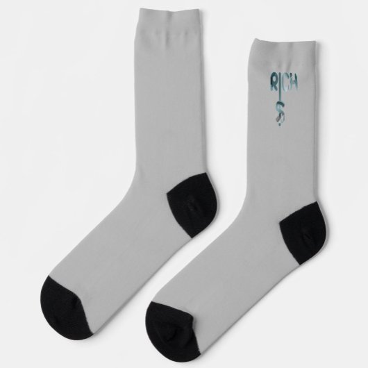 RICH Unisex Socks Trend Abstrakter Blauer Ozean Socken