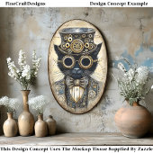 Rich Viktorianisch Steampunk Black Cat AB6 Decoupa Seidenpapier