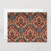 Rich Vintag Fabric Postkarte (Vorne/Hinten)