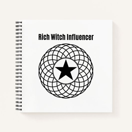 Rich Witch Influencer Journal Notizblock (Vorderseite)
