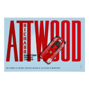 Richard Attwood P 917 Tribute Poster