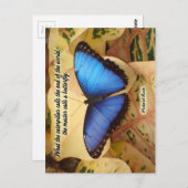 Richard Bach-Die Raupe Postkarte (Vorne/Hinten)