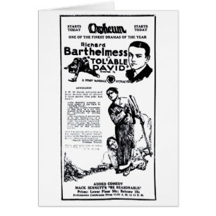 Richard Barthelmess 1922 Vintage