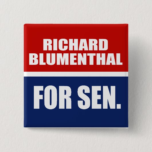 RICHARD BLUMENTHAL FÜR SENAT BUTTON (Vorderseite)