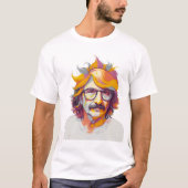 Richard Brautigan Orange T-Shirt (Vorderseite)