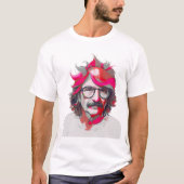 Richard Brautigan Red T-Shirt (Vorderseite)
