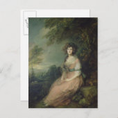 Richard Brinsley Sheridan, c.1785-87 Postkarte (Vorne/Hinten)