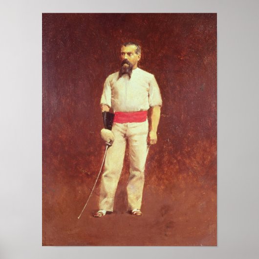Richard Burton in Fencing Dress, 1889 Poster (Vorne)