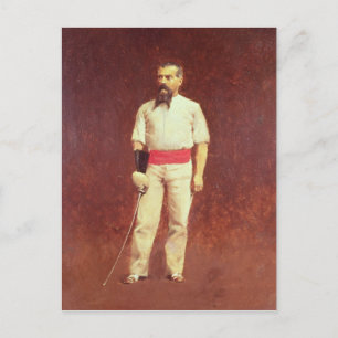 Richard Burton in Fencing Dress, 1889 Postkarte