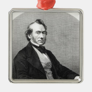 Richard Cobden Ornament Aus Metall