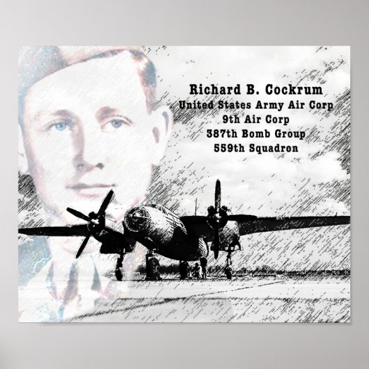 Richard Cockrum Air Force Poster (Vorne)
