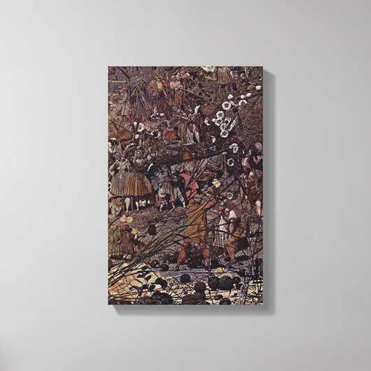 Richard Dadd - The Fairy Fellers Master-Stroke Leinwanddruck (Vorderseite)