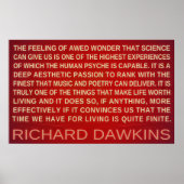 Richard Dawkins | Wunderwissenschaft gibt uns ein Poster (Vorne)