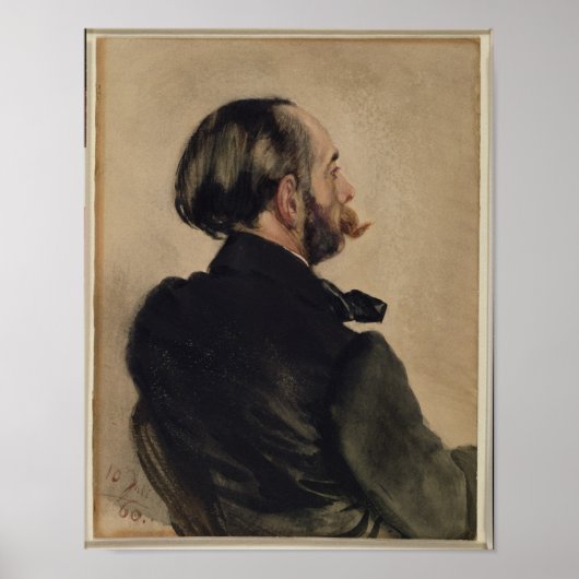 Richard, der Bruder des Künstlers, 1860 Poster (Vorne)