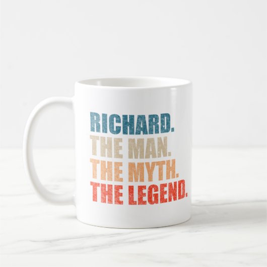 Richard Der Mensch Der Mythos der Legende Kaffeetasse (Links)