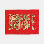 Richard die königlichen Waffen des Lionheart in En Fleecedecke (Vorderseite (Horizontal))