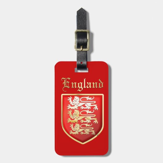 Richard die königlichen Waffen des Lionheart in En Gepäckanhänger (Vorderseite vertikal)