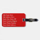 Richard die königlichen Waffen des Lionheart in En Gepäckanhänger (Rückseite horizontal)