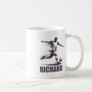 Richard Fußball Jungen Personalisierter Vorname Ri Kaffeetasse