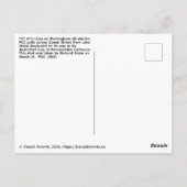 Richard Glaze 1950s Toronto Postcard (003) Postkarte (Rückseite)