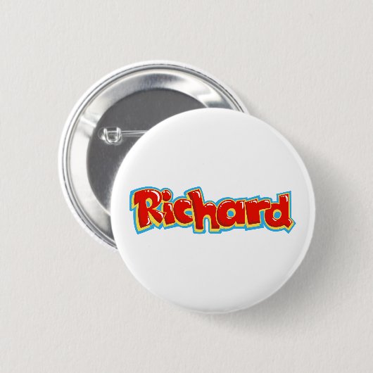 Richard Graffiti Button (Vorne & Hinten)