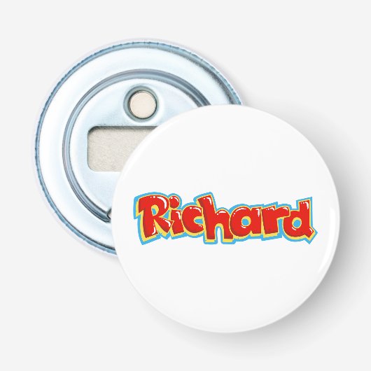 Richard Graffiti Flaschenöffner (Vorderseite)