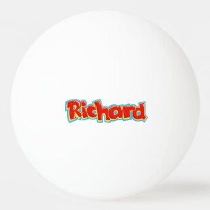 Richard Graffiti Tischtennisball