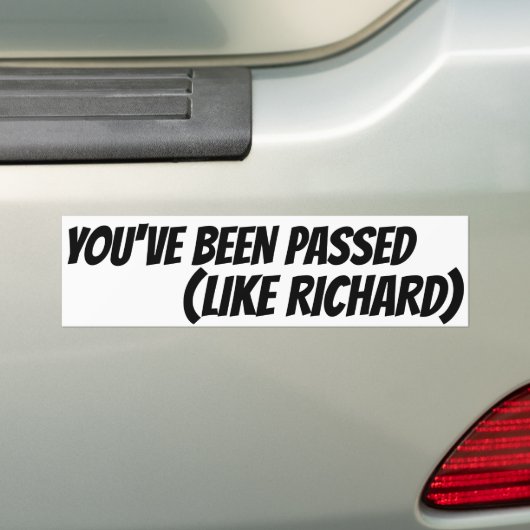 RICHARD HAS PASSED AUTOAUFKLEBER (Auf Auto)
