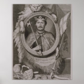 Richard I 'Coeur de Lion' (1157-1999) König von En Poster (Vorne)