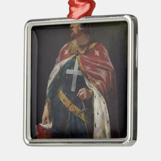 Richard I der Lionheart König von England, 1841 Silbernes Ornament (Links)