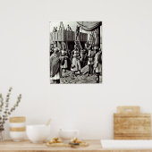 Richard I Sets segeln für das Heilige Land, 1939 Poster (Küche)