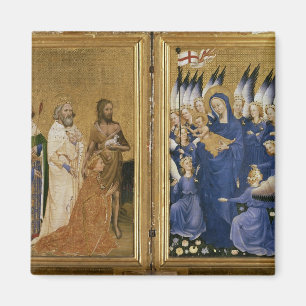 Richard II dargestellt der Jungfrau und dem Kind Magnet