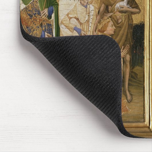 Richard II dargestellt der Jungfrau und dem Kind Mousepad (Ecke)